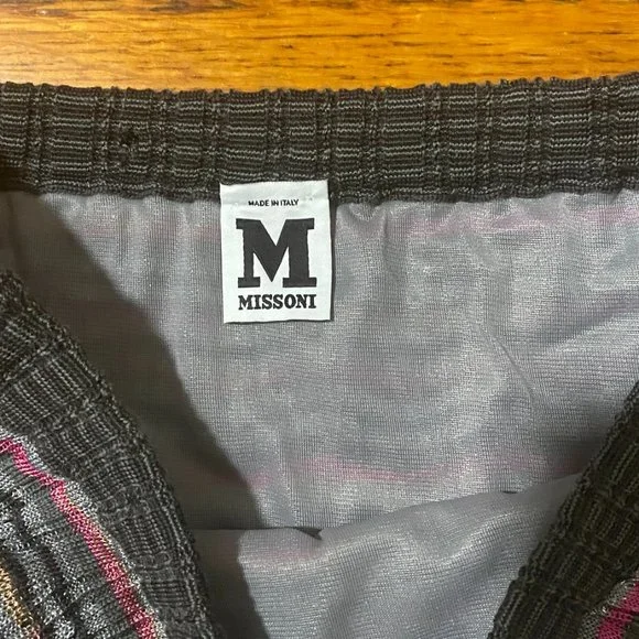 M Missoni Scalloped Edge Knit Skirt (S/M) - Picture 3 of 8